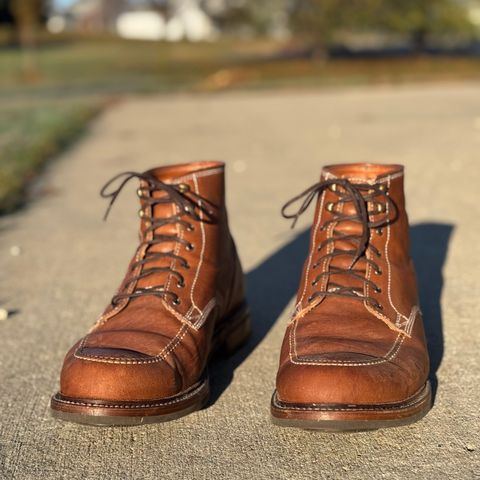 View photo of Caswell Boot Company Stanton in Maryam Kangaroo Washed Toscanello