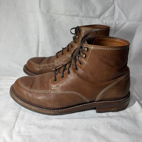 View photo of Caswell Boot Company Stanton in Maryam Kangaroo Washed Toscanello