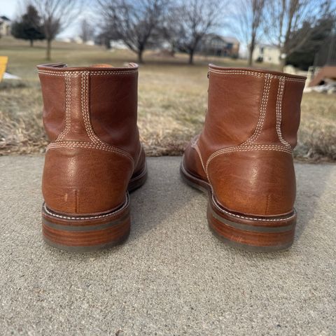 View photo of Caswell Boot Company Stanton in Maryam Kangaroo Washed Toscanello