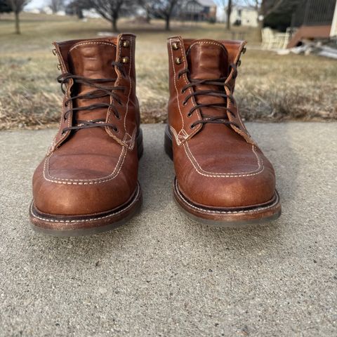 View photo of Caswell Boot Company Stanton in Maryam Kangaroo Washed Toscanello