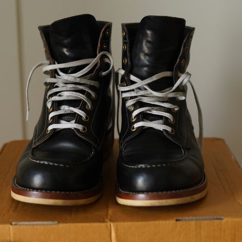 Onderhoud MC01 Moc Toe Boot in Wickett & Craig Black Traditional Harness