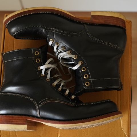 Onderhoud MC01 Moc Toe Boot in Wickett & Craig Black Traditional Harness