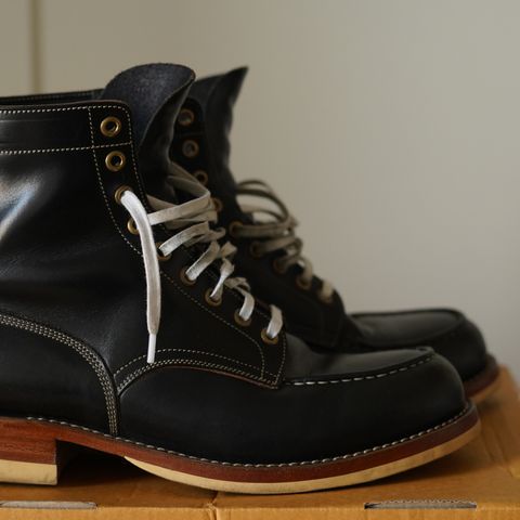 Onderhoud MC01 Moc Toe Boot in Wickett & Craig Black Traditional Harness