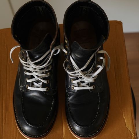 Onderhoud MC01 Moc Toe Boot in Wickett & Craig Black Traditional Harness
