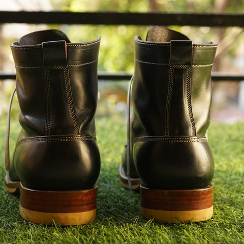 Onderhoud MC01 Moc Toe Boot in Wickett & Craig Black Traditional Harness