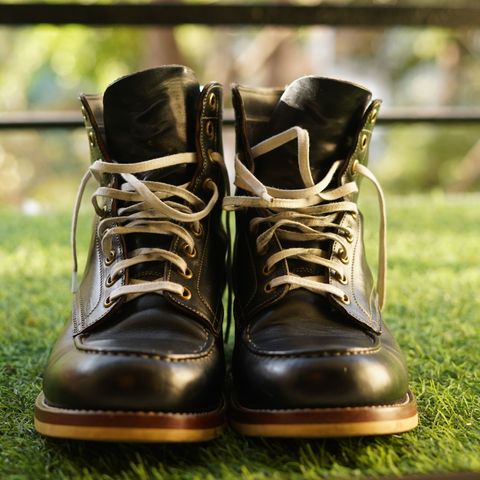 Onderhoud MC01 Moc Toe Boot in Wickett & Craig Black Traditional Harness