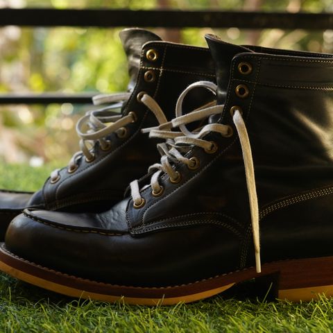 Onderhoud MC01 Moc Toe Boot in Wickett & Craig Black Traditional Harness