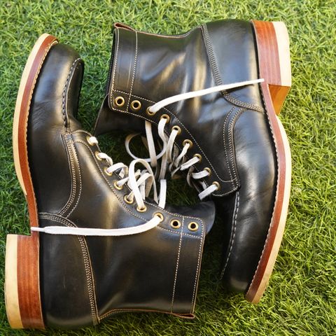 Onderhoud MC01 Moc Toe Boot in Wickett & Craig Black Traditional Harness