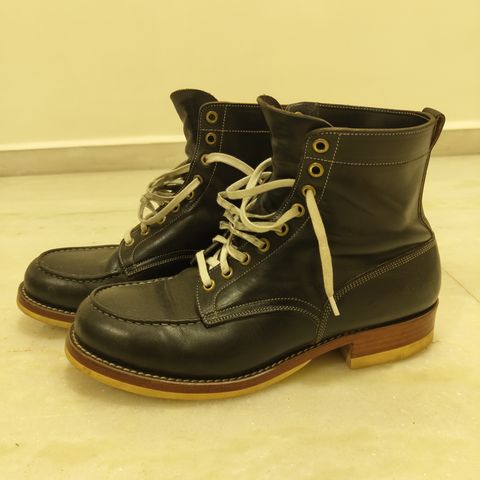 Onderhoud MC01 Moc Toe Boot in Wickett & Craig Black Traditional Harness