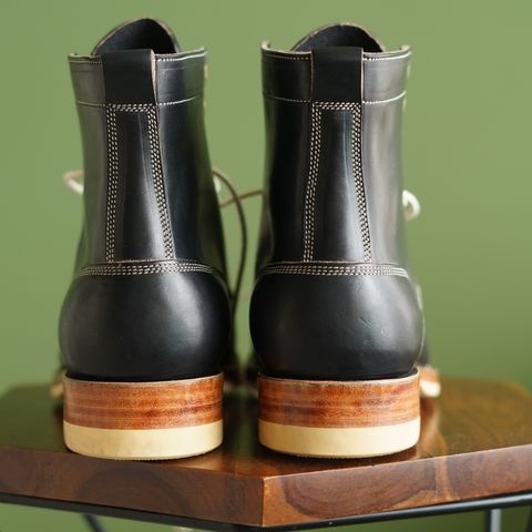 Onderhoud MC01 Moc Toe Boot in Wickett & Craig Black Traditional Harness