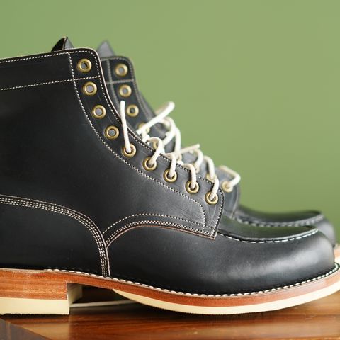 Onderhoud MC01 Moc Toe Boot in Wickett & Craig Black Traditional Harness