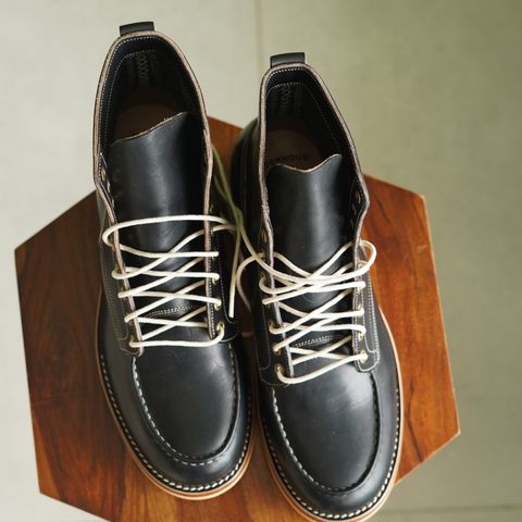 Onderhoud MC01 Moc Toe Boot in Wickett & Craig Black Traditional Harness