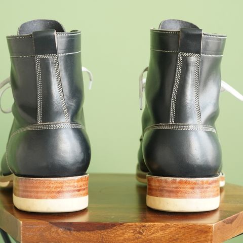 Onderhoud MC01 Moc Toe Boot in Wickett & Craig Black Traditional Harness