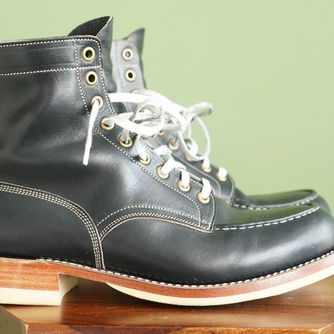 Onderhoud MC01 Moc Toe Boot in Wickett & Craig Black Traditional Harness