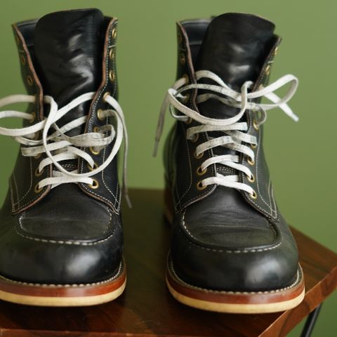 Onderhoud MC01 Moc Toe Boot in Wickett & Craig Black Traditional Harness