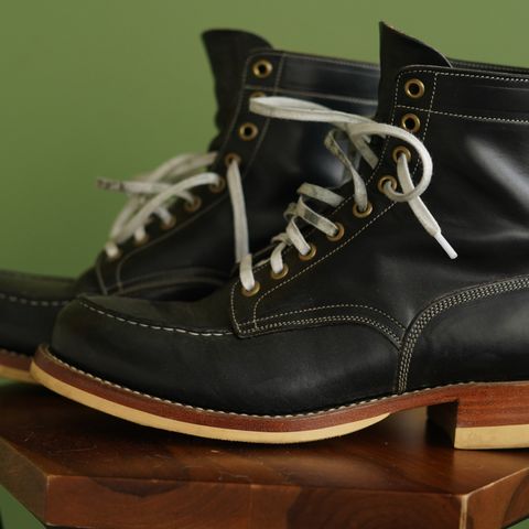 Onderhoud MC01 Moc Toe Boot in Wickett & Craig Black Traditional Harness