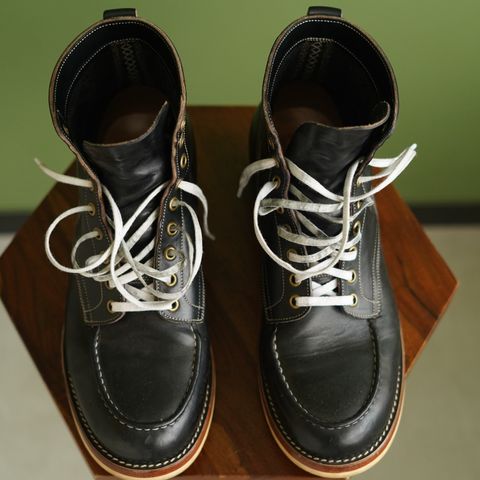 Onderhoud MC01 Moc Toe Boot in Wickett & Craig Black Traditional Harness