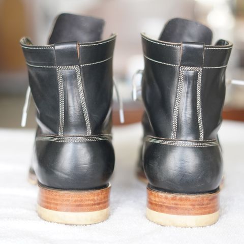 Onderhoud MC01 Moc Toe Boot in Wickett & Craig Black Traditional Harness