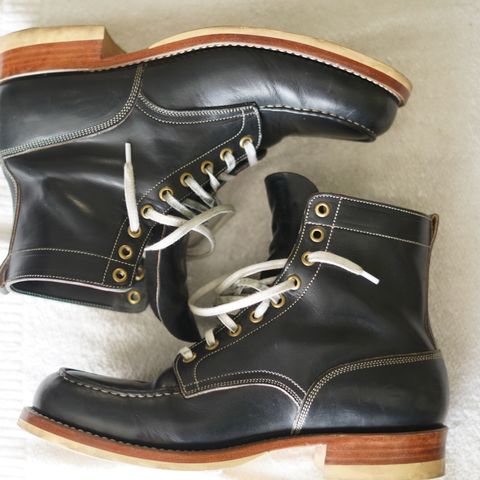 Onderhoud MC01 Moc Toe Boot in Wickett & Craig Black Traditional Harness