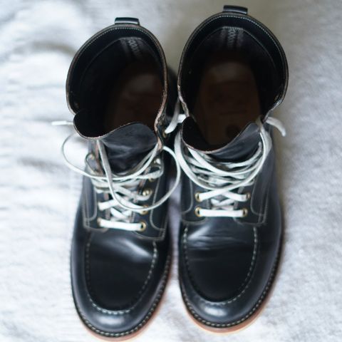 Onderhoud MC01 Moc Toe Boot in Wickett & Craig Black Traditional Harness
