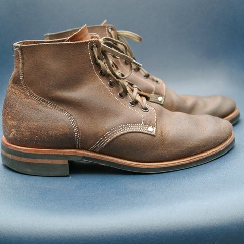 View photo of Viberg Boondocker in Horween Marine Field Roughout