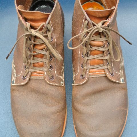 View photo of Viberg Boondocker in Horween Marine Field Roughout