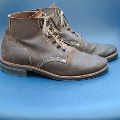 View photo of Viberg Boondocker in Horween Marine Field Roughout