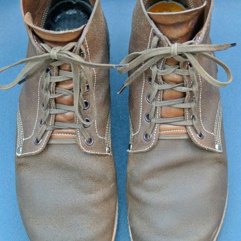 View photo of Viberg Boondocker in Horween Marine Field Roughout