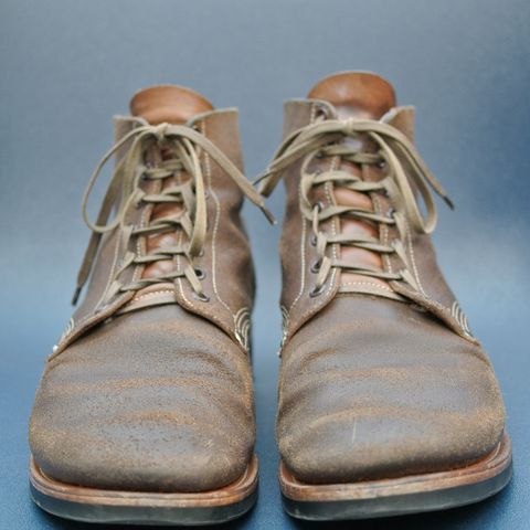 View photo of Viberg Boondocker in Horween Marine Field Roughout