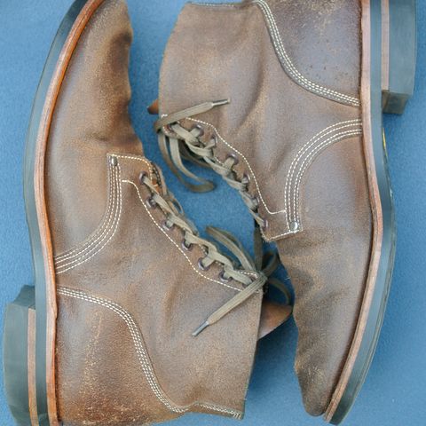 View photo of Viberg Boondocker in Horween Marine Field Roughout