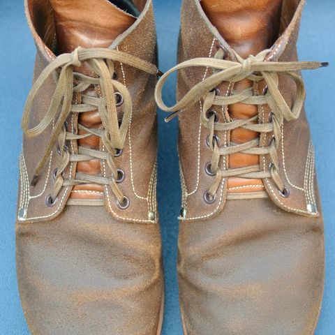 View photo of Viberg Boondocker in Horween Marine Field Roughout