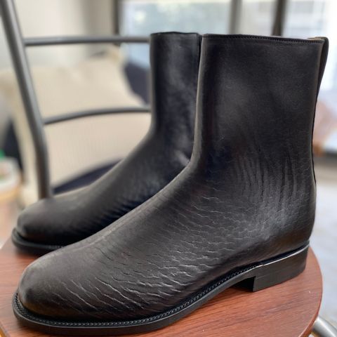 View photo of Viberg Herald in Shinki Black Oiled Horsebutt