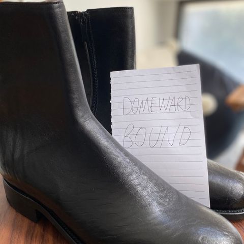 View photo of Viberg Herald in Shinki Black Oiled Horsebutt