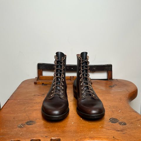 NF Bootmaker Belmont Boot in Horween Brown Courtland Chromexcel