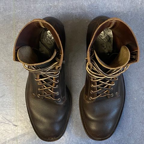 View photo of NF Bootmaker Belmont Boot in Horween Brown Courtland Chromexcel