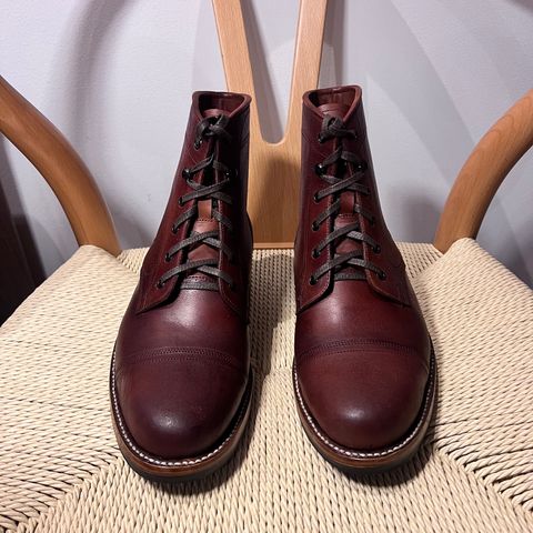 Perera Shoemaker Field Boot in Conceria Walpier Ghost Buttero