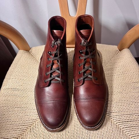 Perera Shoemaker Field Boot in Conceria Walpier Ghost Buttero
