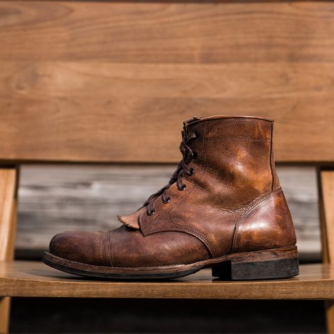 Perera Shoemaker Field Boot in Conceria Walpier Ghost Buttero