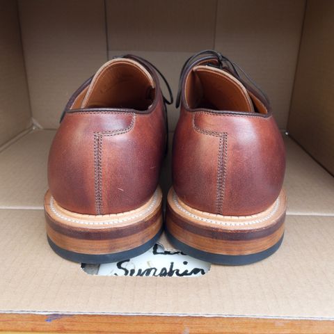 Viberg Rockland Blucher in Horween Nut Cypress