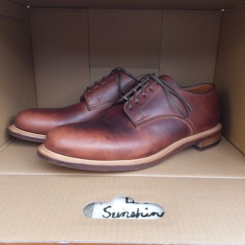 Viberg Rockland Blucher in Horween Nut Cypress