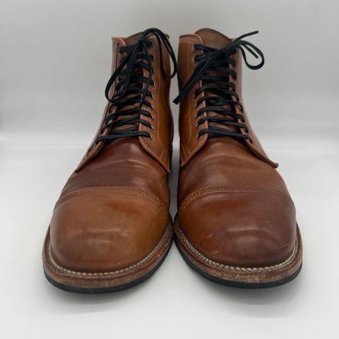 View photo of Viberg Service Boot BCT in Horween Natural Shell Cordovan