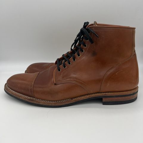 View photo of Viberg Service Boot BCT in Horween Natural Shell Cordovan