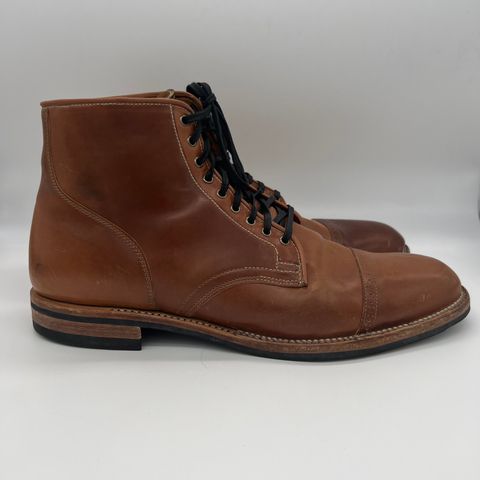 View photo of Viberg Service Boot BCT in Horween Natural Shell Cordovan