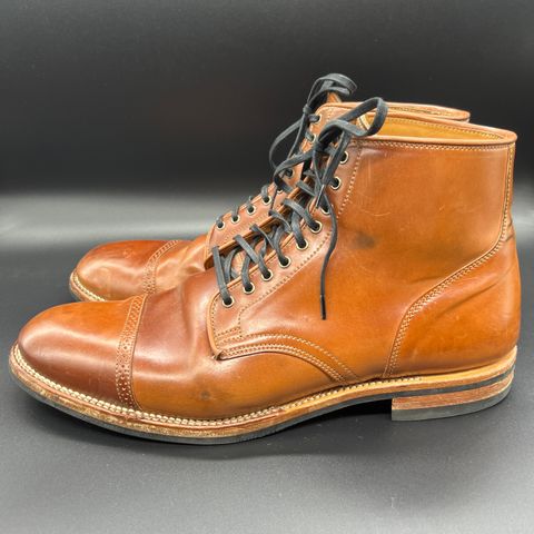 View photo of Viberg Service Boot BCT in Horween Natural Shell Cordovan