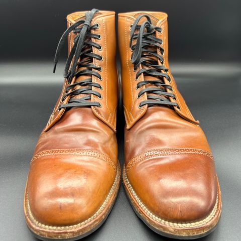 View photo of Viberg Service Boot BCT in Horween Natural Shell Cordovan