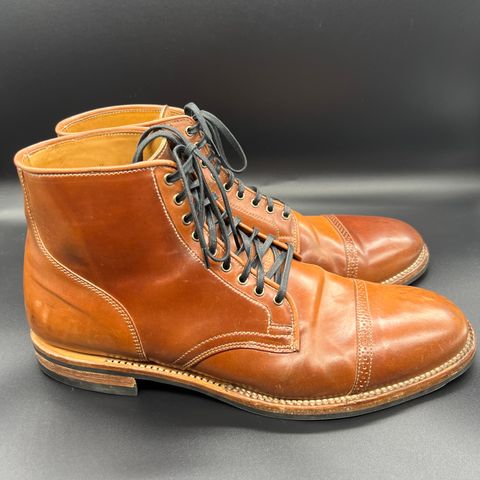 View photo of Viberg Service Boot BCT in Horween Natural Shell Cordovan