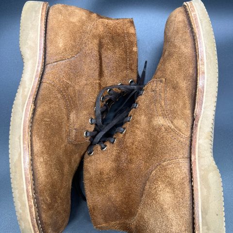 View photo of Viberg Service Boot in Seidel Aged Bark Roughout