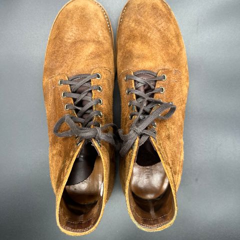 View photo of Viberg Service Boot in Seidel Aged Bark Roughout