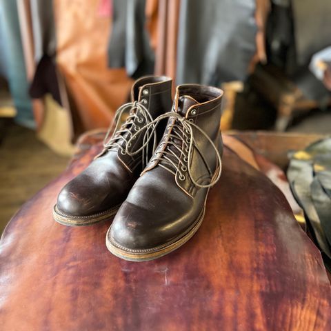 Viberg Service Boot in Horween Brown Wooly
