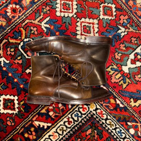 Crockett & Jones Harlech in Horween Dark Cognac Shell Cordovan